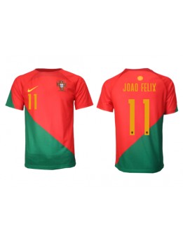 Moški Nogometna dresi replika Portugalska Joao Felix #11 Domači SP 2022 Kratek rokav